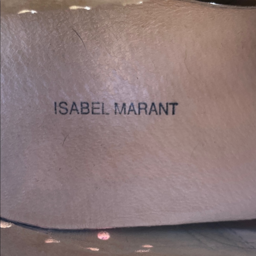 Isabel Marant Cream High-Top Sneakers - Picture 3 of 11
